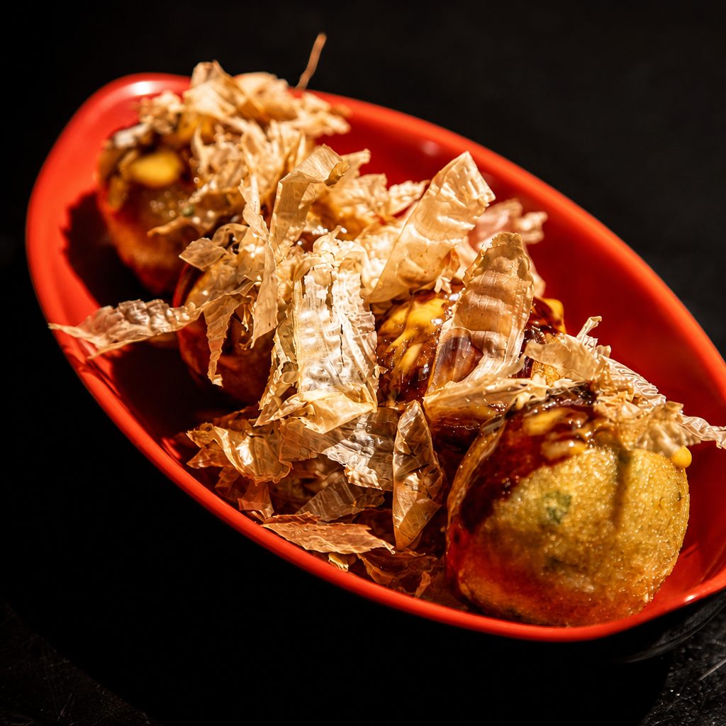 Takoyaki.