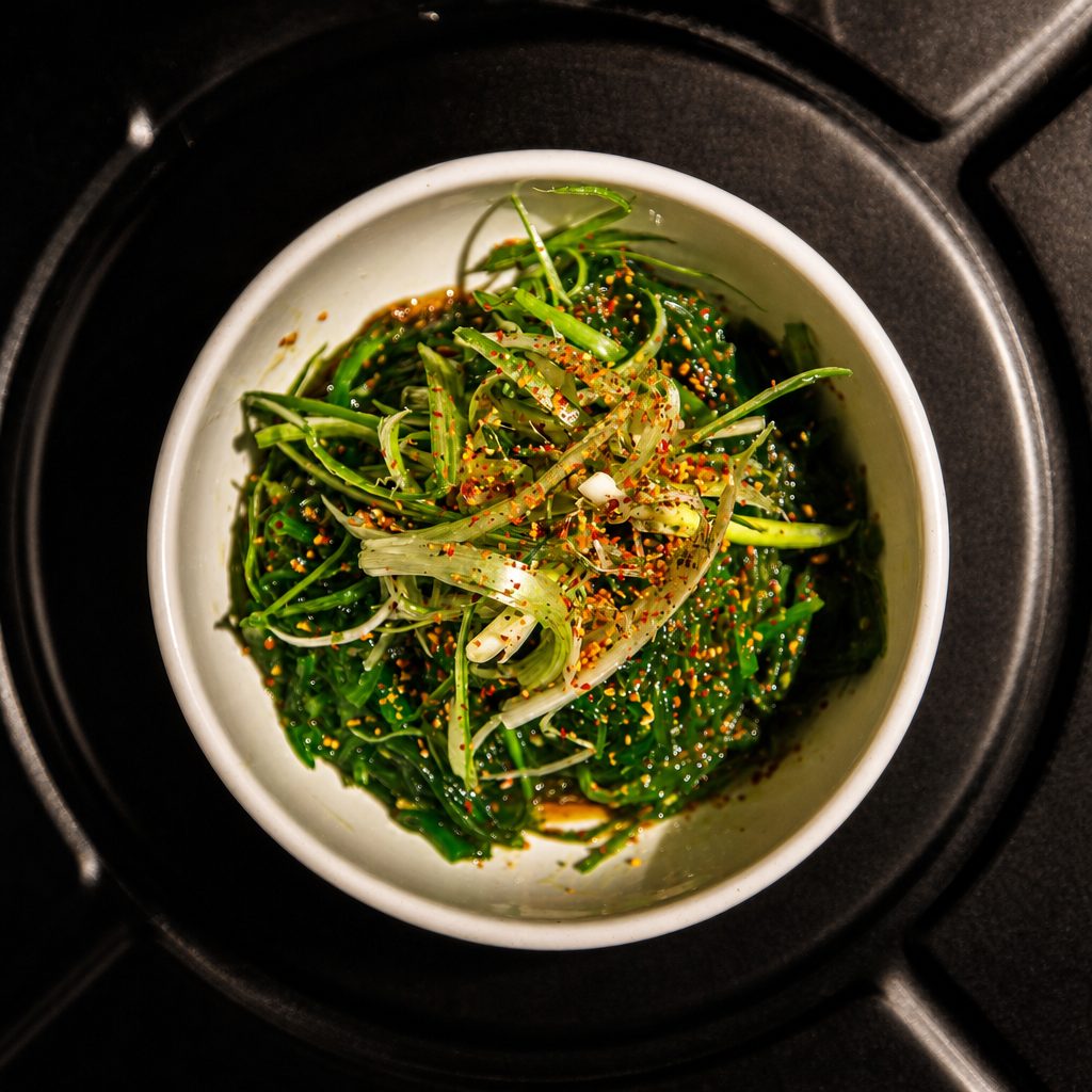 Spicy Wakame Salad.