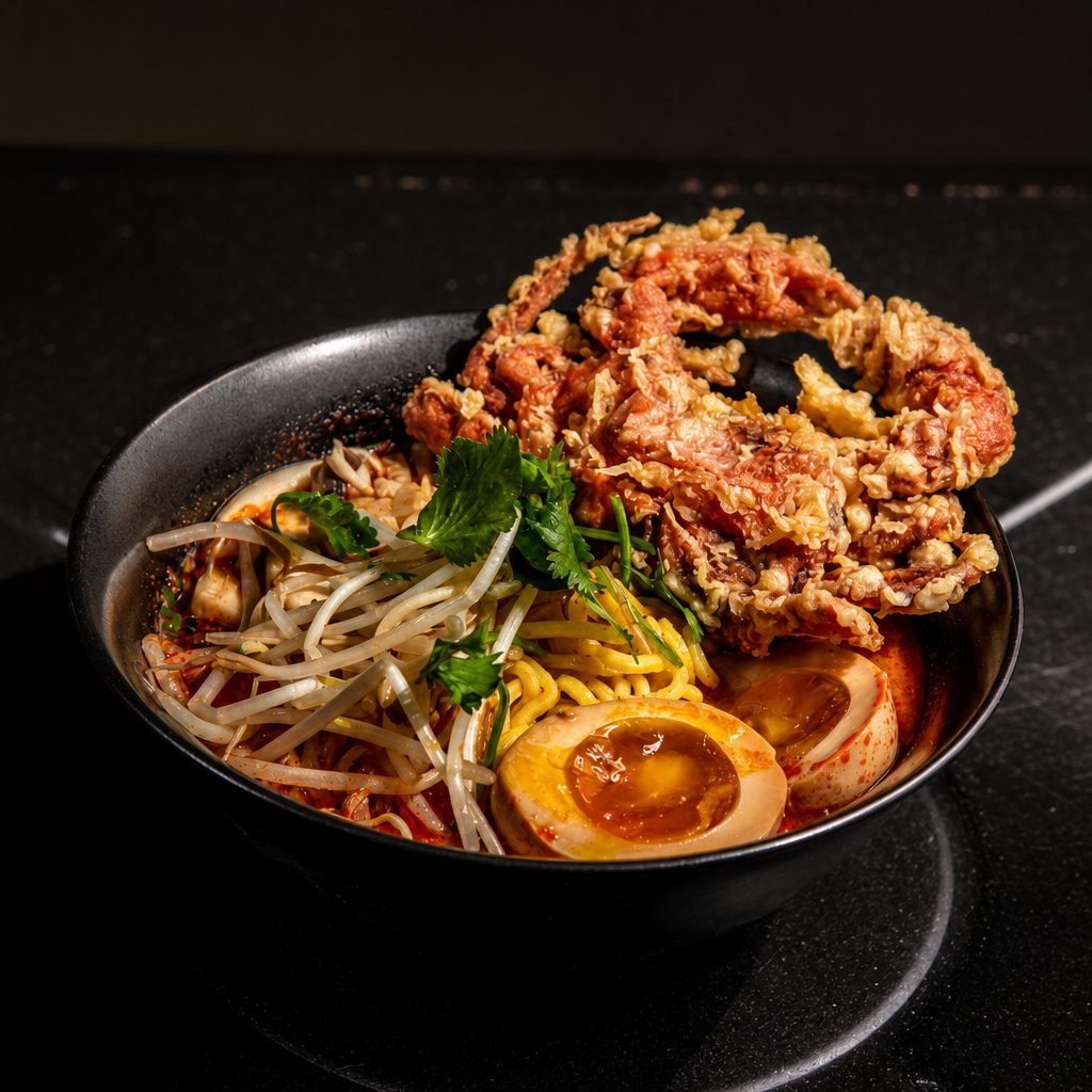 Spider Tom Yum Ramen.